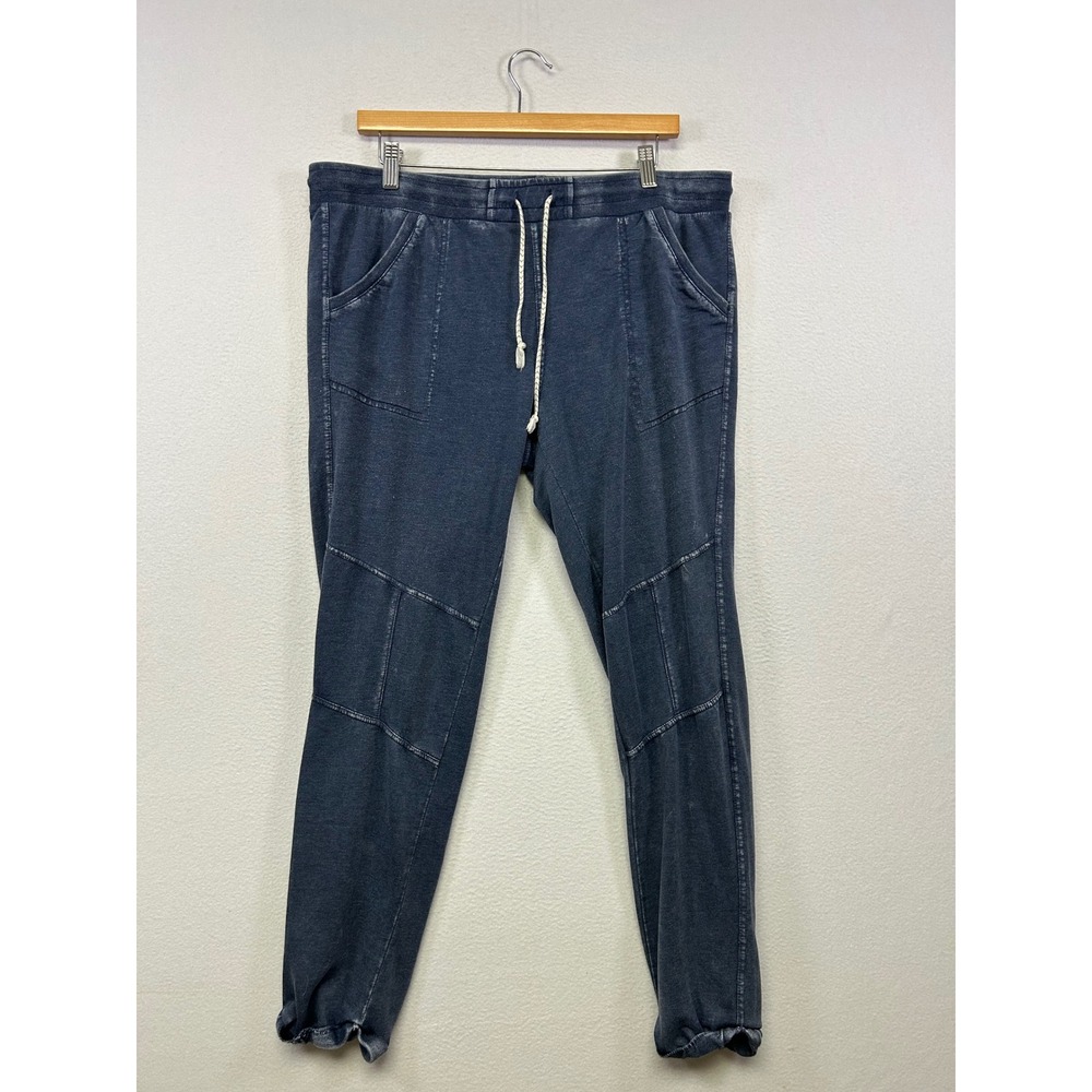 Rewind Acid Wash Moto Jogger Pants Mens XL Blue Tapered Drawstring Utility